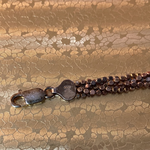 Milor Rare Italian Multi strain Sterling Silver Bracelet - Picture 4 of 6